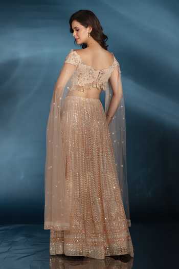Saaj By Ankita Embroidered Blouse & Lehenga Set 