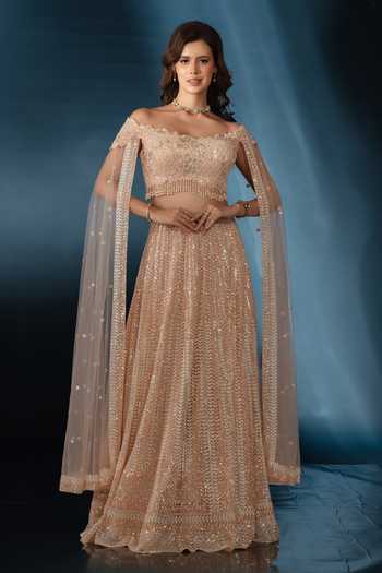 Saaj By Ankita Embroidered Blouse & Lehenga Set 
