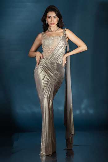 Saaj By Ankita Embroidered Gown 