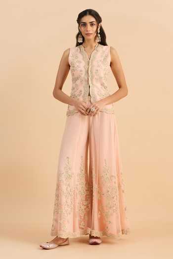 Roohbyridhimaa Eva Embroidered Waistcoat & Pant Co-ord Set 