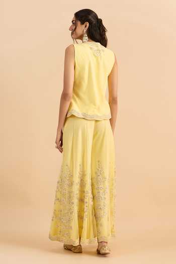 Roohbyridhimaa Eva Waistcoat & Flared Pant Co-ord Set 