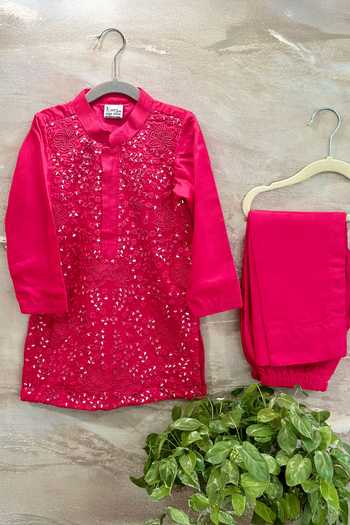 Rage Attire-Sweta Saria Foil Floral Embroidered Kurta Set 