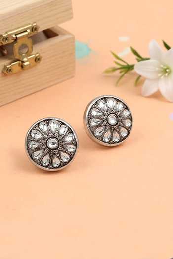 Sangeeta Boochra Kundan Embellished Earrings 