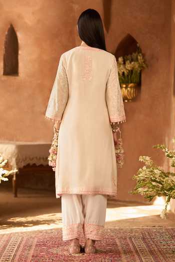 Sheetal Batra Anam Silk Chanderi Kurta Set 
