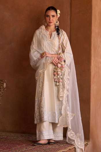 Sheetal Batra Nurvi Silk Chanderi Kurta Set 