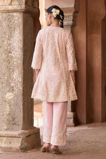 Sheetal Batra Saboor Silk Chanderi Kurta Set 