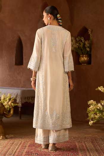Sheetal Batra Ena Silk Chanderi Kurta Set 