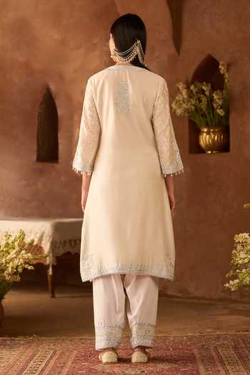 Sheetal Batra Anam Silk Chanderi Kurta Set 
