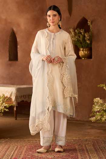 Sheetal Batra Anam Silk Chanderi Kurta Set 