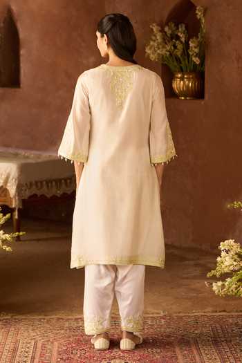Sheetal Batra Hani Silk Chanderi Kurta Set 
