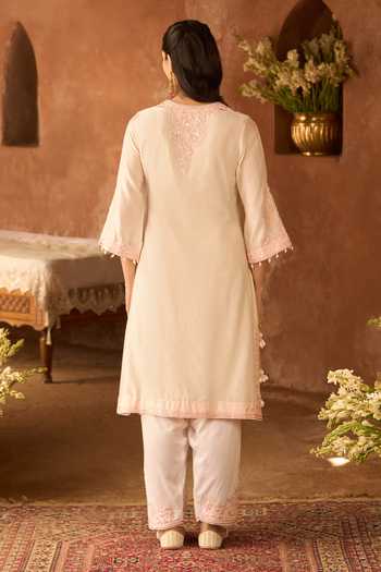 Sheetal Batra Hani Silk Chanderi Kurta Set 