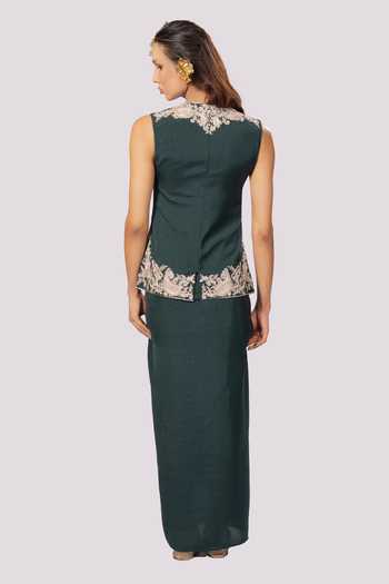 Rirasa Vamsha Embroidered Jacket & Skirt Set 