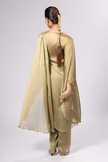 Rirasa Tarang Embroidered Kaftan & Pant Set 
