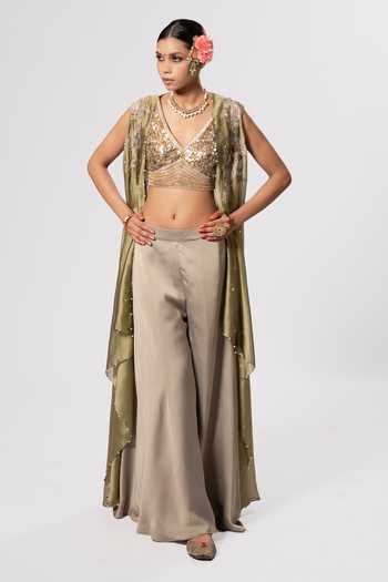 Rirasa Zoraya Draped Cape Set 