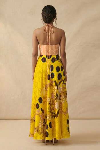 Vedika M Sunshine Tie-Up Dress 