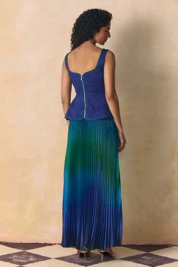 Zwaan Dusk Peplum Top & Skirt Set 