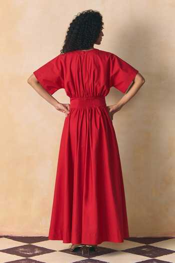 Zwaan Carmine Cotton Poplin Dress 