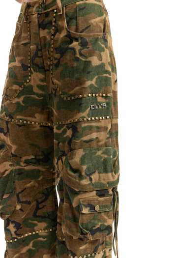 Shop_Cilvr_Brown Cotton Combat Studded Relaxed Suit And Pant Set 