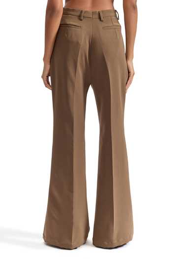 Buy_Cilvr_Brown Viscose, Polyester Studded Lapel Power Suit Pant Set _Online_at_Aza_Fashions