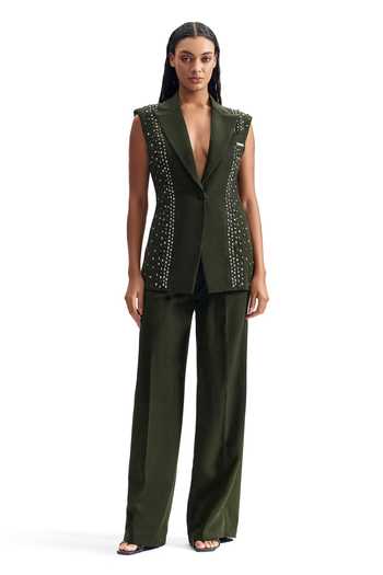 Cilvr Stud Armour Sleeveless Suit Set 