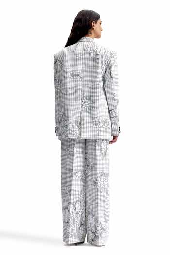 Cilvr Entangled Mesh Tailored Blazer 
