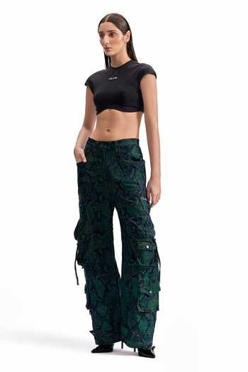 Cilvr Serpent Cargo Denim Pant 