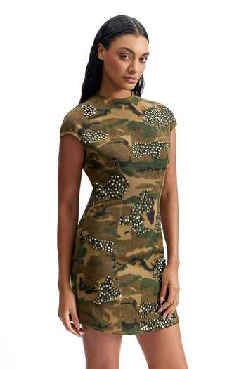 Cilvr Tactical Camo Studded Dress 