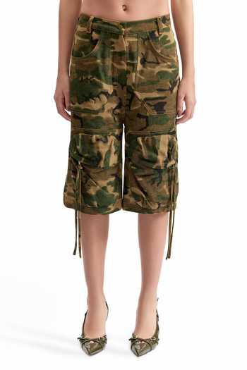 Cilvr Tactical Jort Camo Shorts 