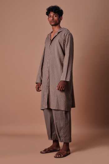 MATI Brown Striped Trouser 