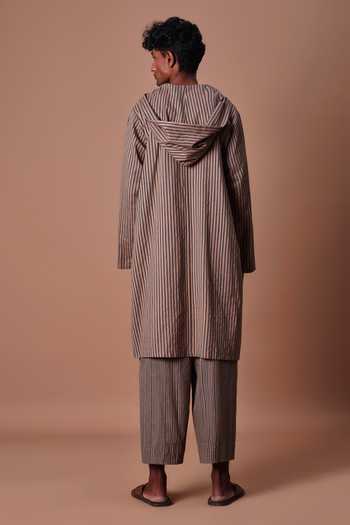 MATI Brown Striped Trouser 
