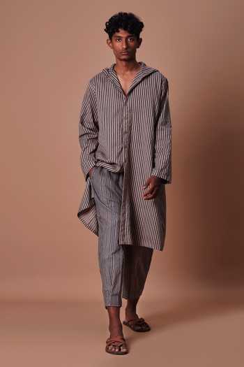 MATI Grey Striped Trouser 