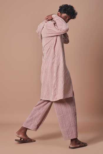 MATI Mauve Striped Trouser 