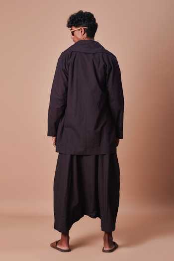 MATI Black Shawl Collar Jacket 