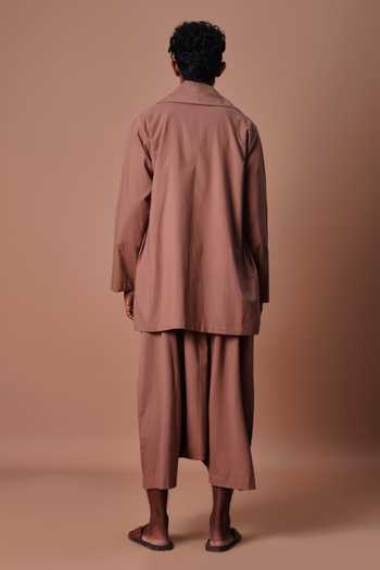 MATI Cotton Jacket & Harem Pant Set 