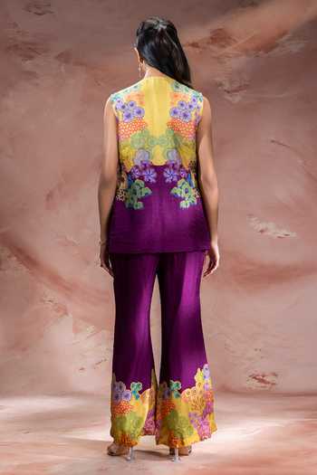 Soup By Sougat Paul Kaia Print Top & Pant Set 