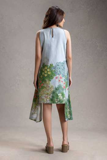 Soup By Sougat Paul Blume Print Dress 