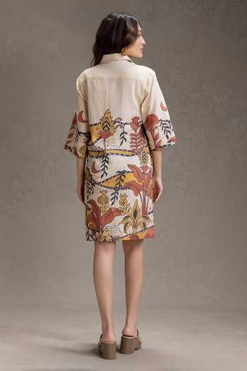 Soup By Sougat Paul Naomi Print Dress 
