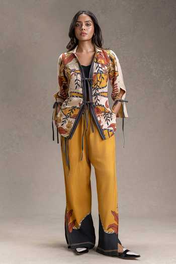 Soup By Sougat Paul Naomi Print Shirt Pant Set 