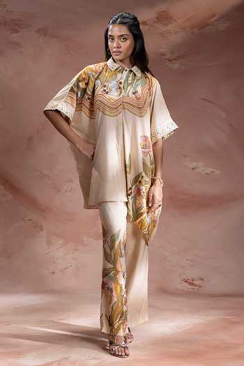 Soup By Sougat Paul Zeya Pattern Tunic With Pant 