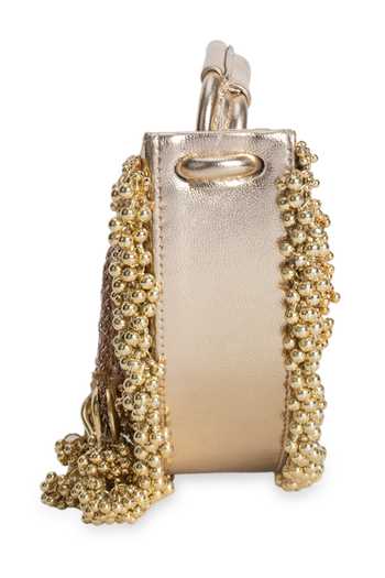 Buy_5elements_Gold Aabha Embellished Baguette Bag 