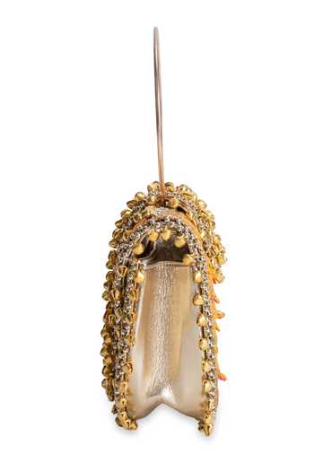 5elements_Multi Color Suranjali Embroidered Potli Bag _at_Aza_Fashions