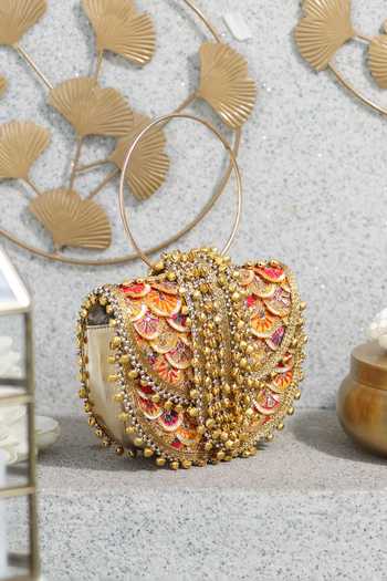 5elements Suranjali Embroidered Potli Bag 
