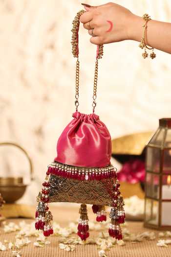 5elements Raktima Beaded Potli 