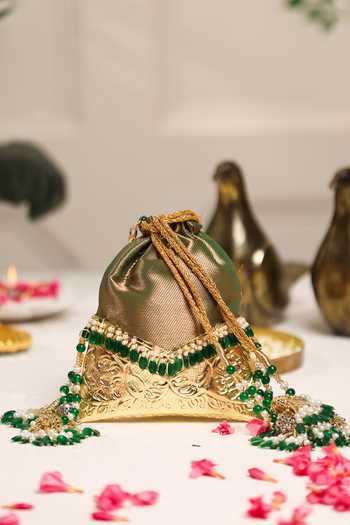 5elements Pannareshmi Brocade Potli 