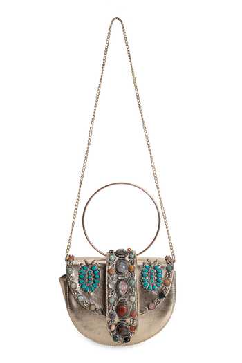 5elements_Gold Ratnakaari Embellished Clutch _Online_at_Aza_Fashions