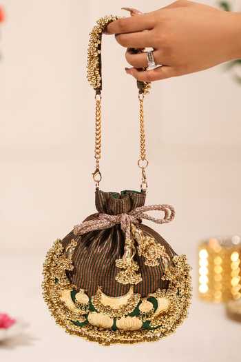 5elements Swarna Mati Embellished Potli 