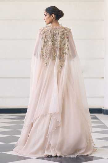 Awigna Snowdrop Organza Lehenga Set 