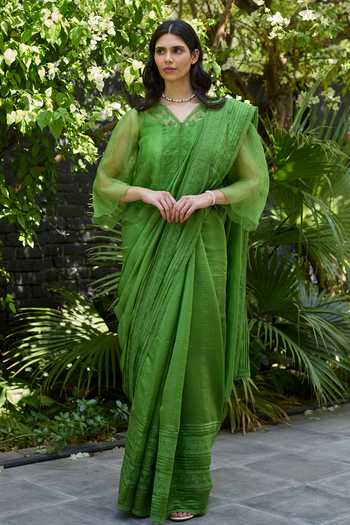 Surmaye Wander Trail Embroidered Saree 
