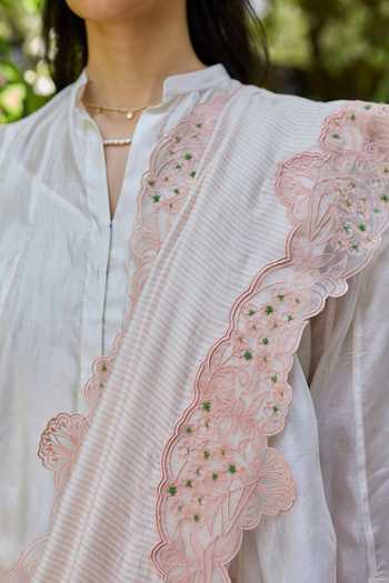 Buy_Surmaye_Pink Silk English Morning Embroidered Saree _Online_at_Aza_Fashions