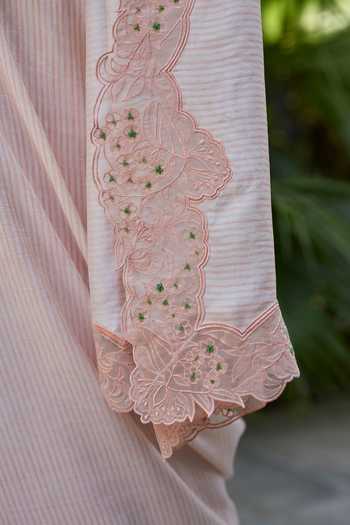 Shop_Surmaye_Pink Silk English Morning Embroidered Saree _Online_at_Aza_Fashions